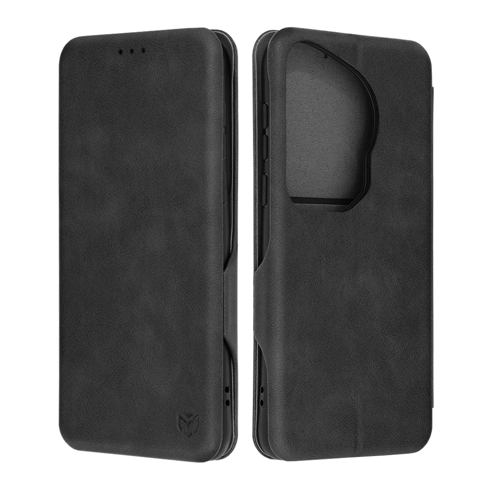 Husa de protectie Techsuit Safe Wallet Plus compatibil cu Huawei Pura 70 Ultra, Negru