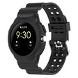 Curea smartwatch Techsuit Watchband (W065) compatibil cu Google Pixel Watch / Watch 2 / Watch 3 / Watch 4 41mm, Negru