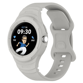 Curea smartwatch Techsuit Watchband (W066) compatibil cu Google Pixel Watch / Watch 2 / Watch 3 / Watch 4 41mm, Gri