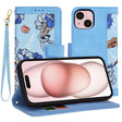 Husa de protectie Techsuit FlipCraft compatibil cu iPhone 15, Vibrant Blue