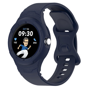 Curea smartwatch Techsuit Watchband (W066) compatibil cu Google Pixel Watch / Watch 2 / Watch 3 / Watch 4 41mm, Bleumarin