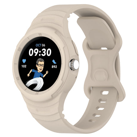 Curea smartwatch Techsuit Watchband (W066) compatibil cu Google Pixel Watch / Watch 2 / Watch 3 / Watch 4 41mm, Bej