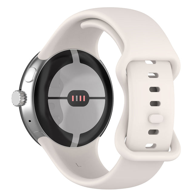 Curea smartwatch Techsuit Watchband (W031) compatibil cu Google Pixel Watch 3 45mm, Crem Y White