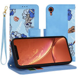 Husa de protectie Techsuit FlipCraft compatibil cu iPhone XR, Vibrant Blue