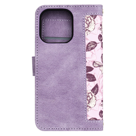 Husa de protectie Techsuit FlipCraft compatibil cu iPhone 15 Pro, Mysterious Purple