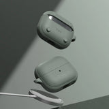 Casti Ringke Protection Case Onyx Magnetic, for Samsung Galaxy Buds 3 / 3 Pro / 3 FE, Non-Slip Texture, Carabiner, Sage Green