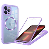 Folie de protectie Techsuit ColorVerse 360 MagSafe Series + compatibil cu iPhone 13 Pro, Mov