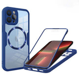 Folie de protectie Techsuit ColorVerse 360 MagSafe Series + compatibil cu iPhone 13 Pro, Albastru