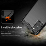 Husa de protectie TechSuit Carbon Silicone compatibil cu Samsung Galaxy S20 FE 4G / S20 FE 5G, Negru