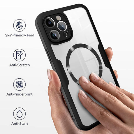 Folie de protectie Techsuit ColorVerse 360 MagSafe Series + compatibil cu iPhone 16, Albastru