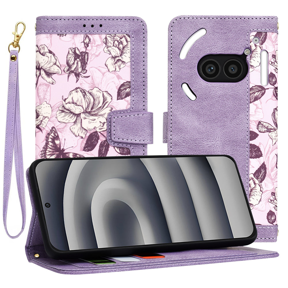 Husa de protectie Techsuit FlipCraft compatibil cu Nothing Phone (2a) / (2a) Plus, Mysterious Purple