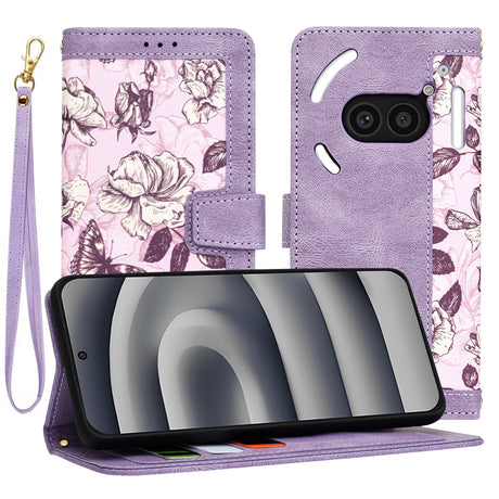 Husa de protectie Techsuit FlipCraft compatibil cu Nothing Phone (2a) / (2a) Plus, Mysterious Purple
