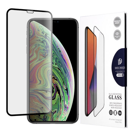 Folie de protectie Dux Ducis Tempered Glass compatibil cu iPhone X / iPhone XS / iPhone 11 Pro, Negru
