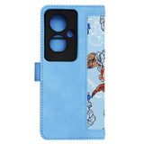 Husa de protectie Techsuit FlipCraft compatibil cu Oppo Reno11 F, Vibrant Blue