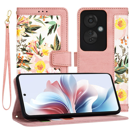 Husa de protectie Techsuit FlipCraft compatibil cu Oppo Reno11 F, Sweetheart Pink
