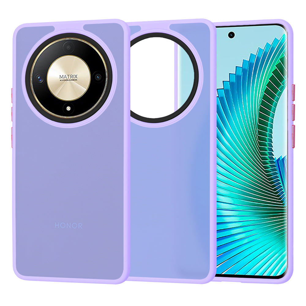 Husa de protectie Techsuit HaloFrost Series compatibil cu Honor Magic6 Lite, Mov Deschis