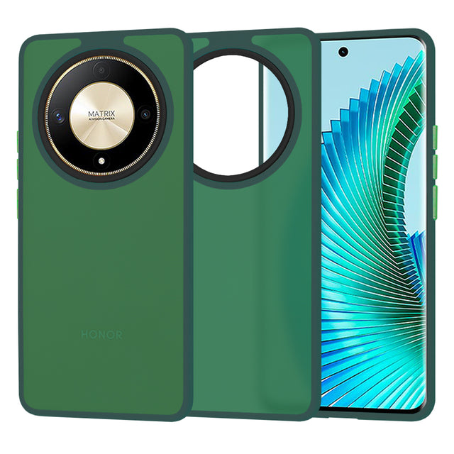 Husa de protectie Techsuit HaloFrost Series compatibil cu Honor Magic6 Lite, Bleumarin Green