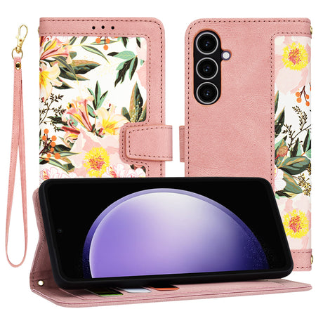 Husa de protectie Techsuit FlipCraft compatibil cu Samsung Galaxy S23 FE, Sweetheart Pink