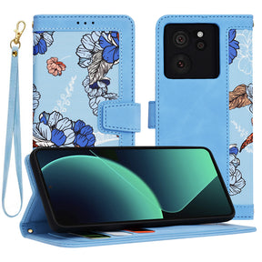 Husa de protectie Techsuit FlipCraft compatibil cu Xiaomi 13T / 13T Pro, Vibrant Blue
