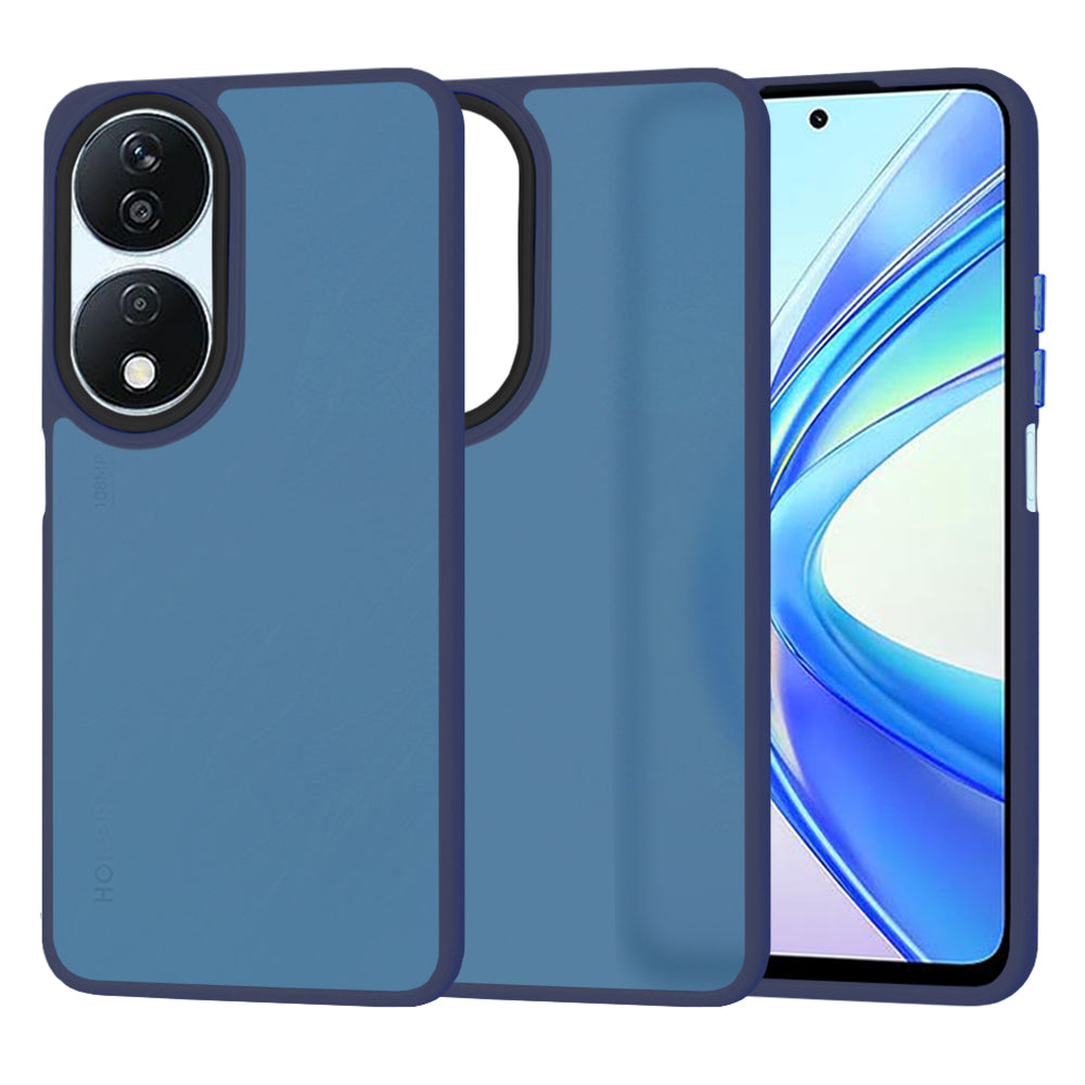 Husa de protectie Techsuit HaloFrost Series compatibil cu Honor X7b / X7b 5G / 90 SMART, Albastru Inchis