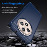 Husa de protectie Techsuit Carbon Silicone compatibil cu Oppo Reno12 F 4G / Reno12 F 5G / Reno12 FS 4G / Reno12 FS 5G, Albastru