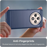 Husa de protectie Techsuit Carbon Silicone compatibil cu Oppo Reno12 F 4G / Reno12 F 5G / Reno12 FS 4G / Reno12 FS 5G, Albastru