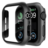 Folie de protectie smartwatch Techsuit Defense360 Pro + Screen Protector compatibil cu Apple Watch 4 / 5 / 6 / SE (44mm), Negru