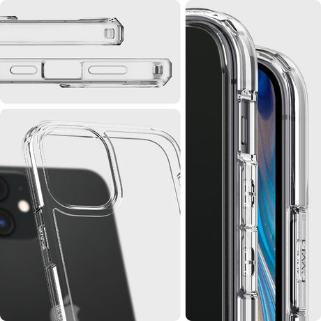 Husă Spigen Ultra Hybrid ACS01702 transparentă pentru iPhone 12 / iPhone 12 Pro