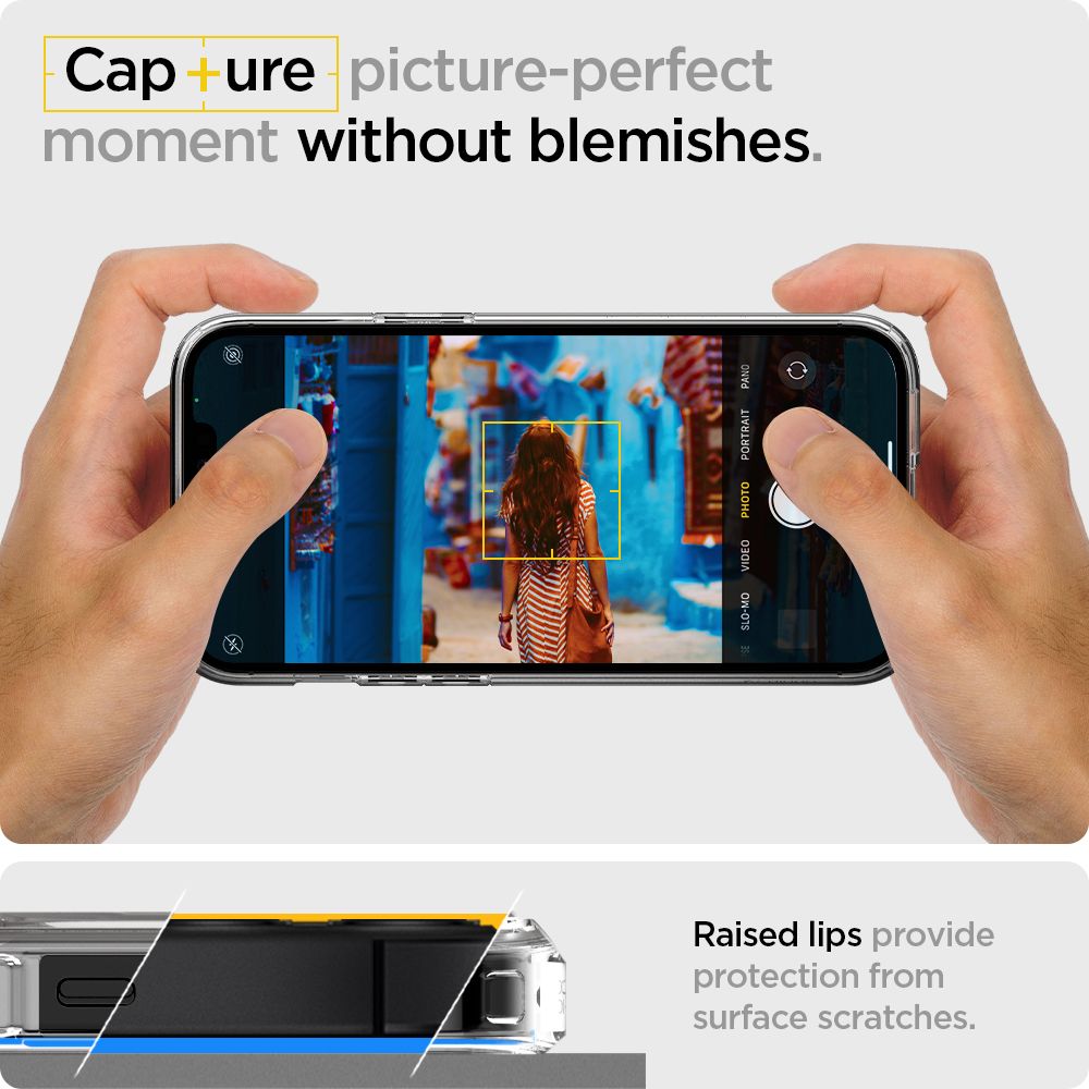 Husa de protectie Spigen Ultra Hybrid (ACS01702) compatibil cu iPhone 12 / iPhone 12 Pro, Transparent