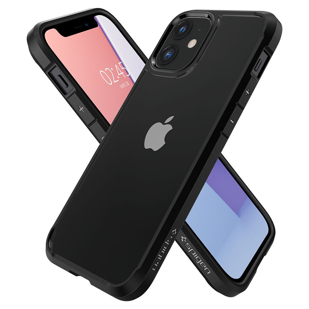 Husa de protectie Spigen Ultra Hybrid (ACS01703) compatibil cu iPhone 12 / iPhone 12 Pro, Negru