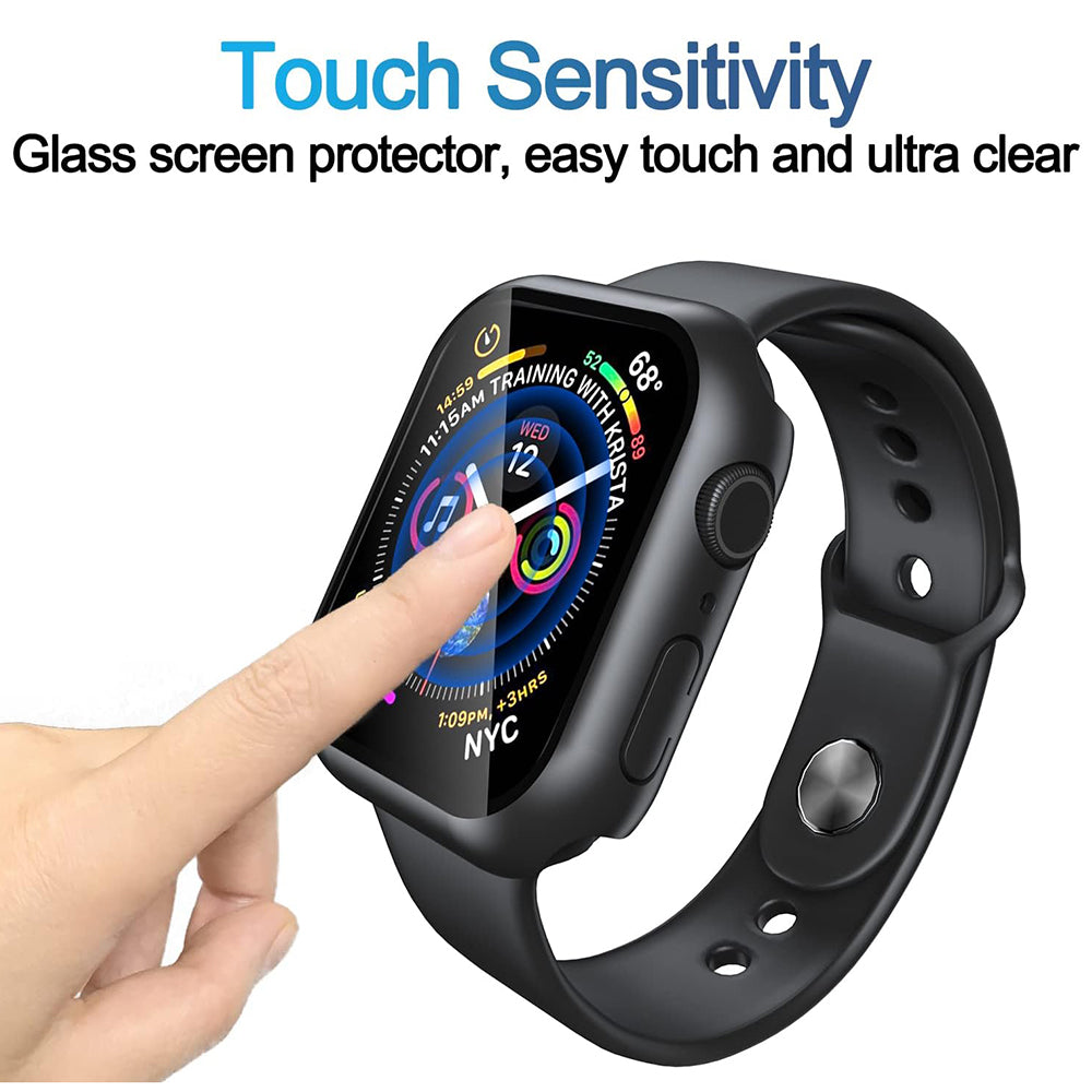 Husa smartwatch Techsuit Defense360 Pro compatibil cu Apple Watch 7 41mm, Negru