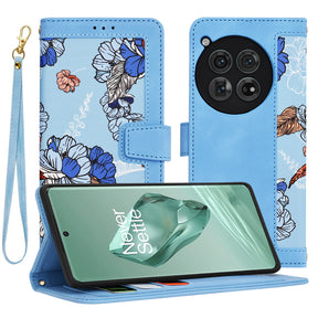 Husa de protectie Techsuit FlipCraft compatibil cu OnePlus 12, Vibrant Blue
