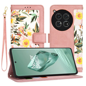 Husa de protectie Techsuit FlipCraft compatibil cu OnePlus 12, Sweetheart Pink