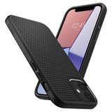 Husa de protectie Spigen Liquid Air (ACS01701) compatibil cu iPhone 12 / iPhone 12 Pro, Negru