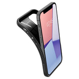 Husa de protectie Spigen Liquid Air (ACS01701) compatibil cu iPhone 12 / iPhone 12 Pro, Negru