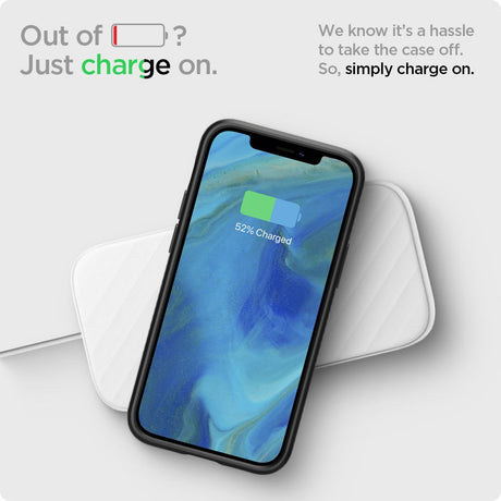 Spigen Liquid Air ACS01701 fekete tok iPhone 12 / iPhone 12 Pro készülékhez