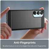 Husa de protectie Techsuit Carbon Silicone compatibil cu Samsung Galaxy A16 4G / A16 5G, Negru