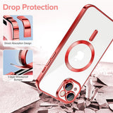 Husa de protectie Techsuit Luxury Crystal MagSafe compatibil cu iPhone 16, Mov Deschis