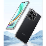 Husa de protectie Techsuit Shockproof Clear Silicone compatibil cu Honor X6b, Transparent