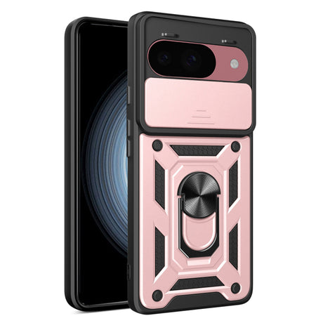 Husa de protectie Techsuit CamShield Series compatibil cu Google Pixel 9 / 9 Pro, Roz Auriu
