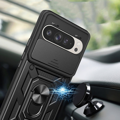 Husa de protectie Techsuit CamShield Series compatibil cu Google Pixel 9 / 9 Pro, Roz Auriu
