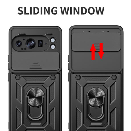 Husa de protectie Techsuit CamShield Series compatibil cu Google Pixel 9 Pro XL, Roz Auriu