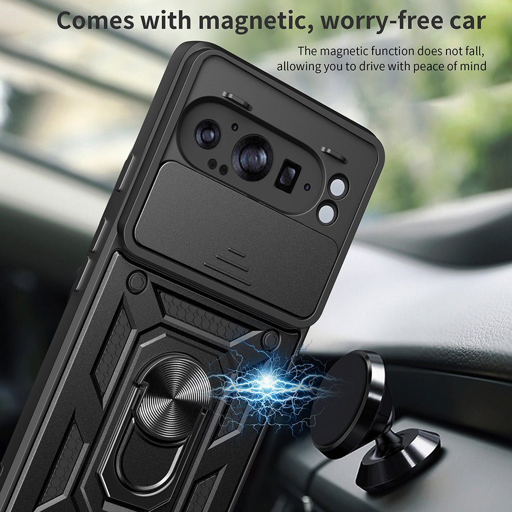 Husa de protectie Techsuit CamShield Series compatibil cu Google Pixel 9 Pro XL, Roz Auriu