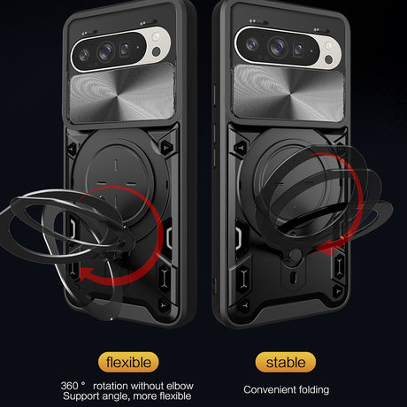 Husa de protectie Techsuit CamGuard Pro compatibil cu Google Pixel 9 / 9 Pro, Rosu