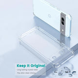 Husa de protectie Techsuit Shockproof Clear Silicone compatibil cu Google Pixel 9, Transparent