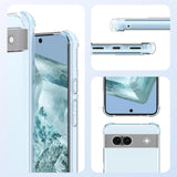 Husa de protectie Techsuit Shockproof Clear Silicone compatibil cu Google Pixel 9, Transparent