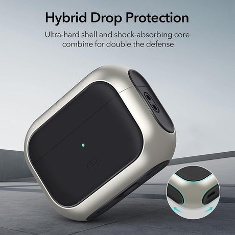Casti ESR Orbit Hybrid HaloLock, Apple AirPods 4, Alb