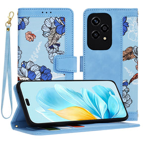 Husa de protectie Techsuit FlipCraft compatibil cu Honor 200 Lite, Vibrant Blue