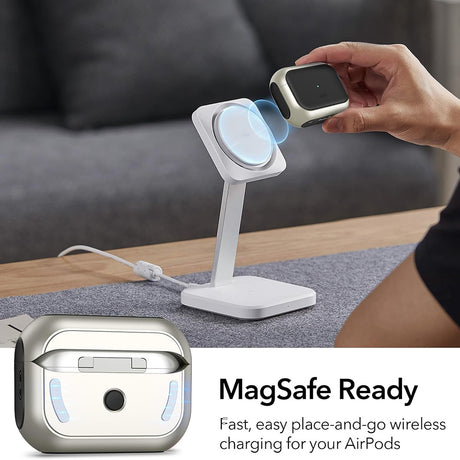 Casti ESR Orbit Hybrid HaloLock, Apple AirPods 4, Alb