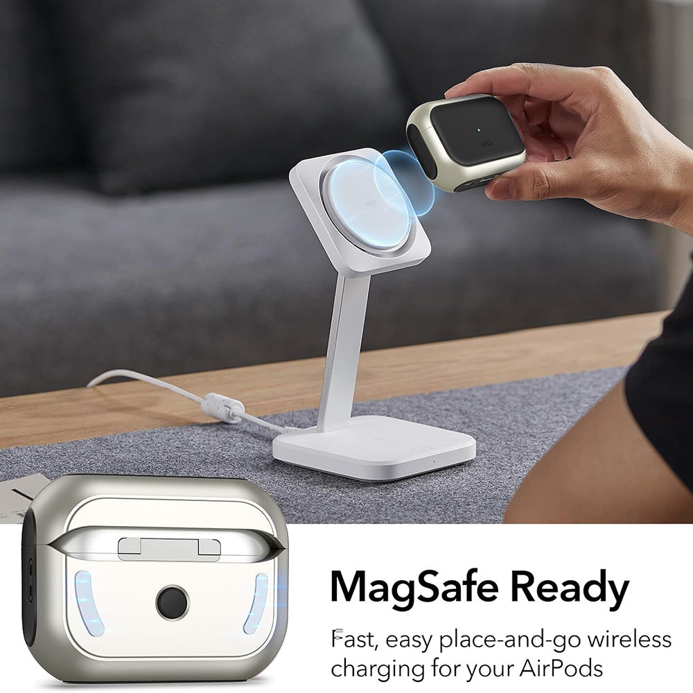 Casti ESR Orbit Hybrid HaloLock, Apple AirPods 4, Albastru